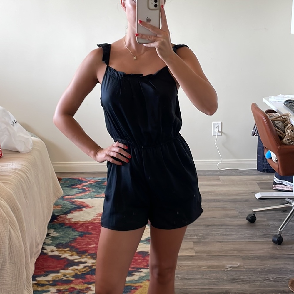 Silk romper